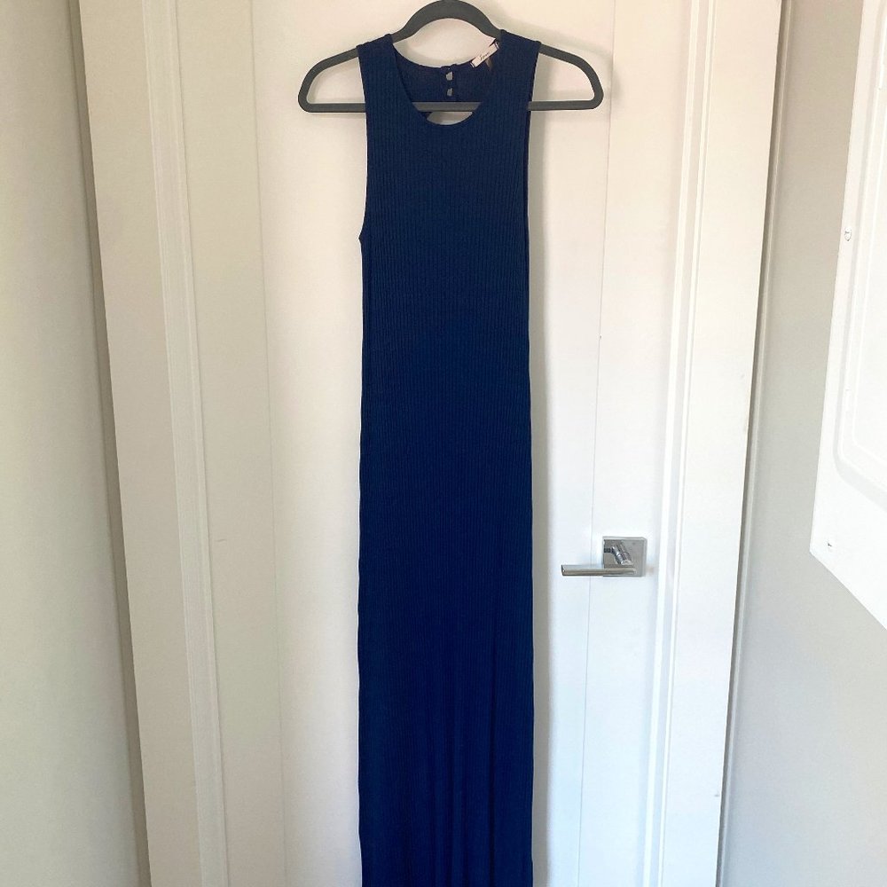 Open Back Floor Length Dress